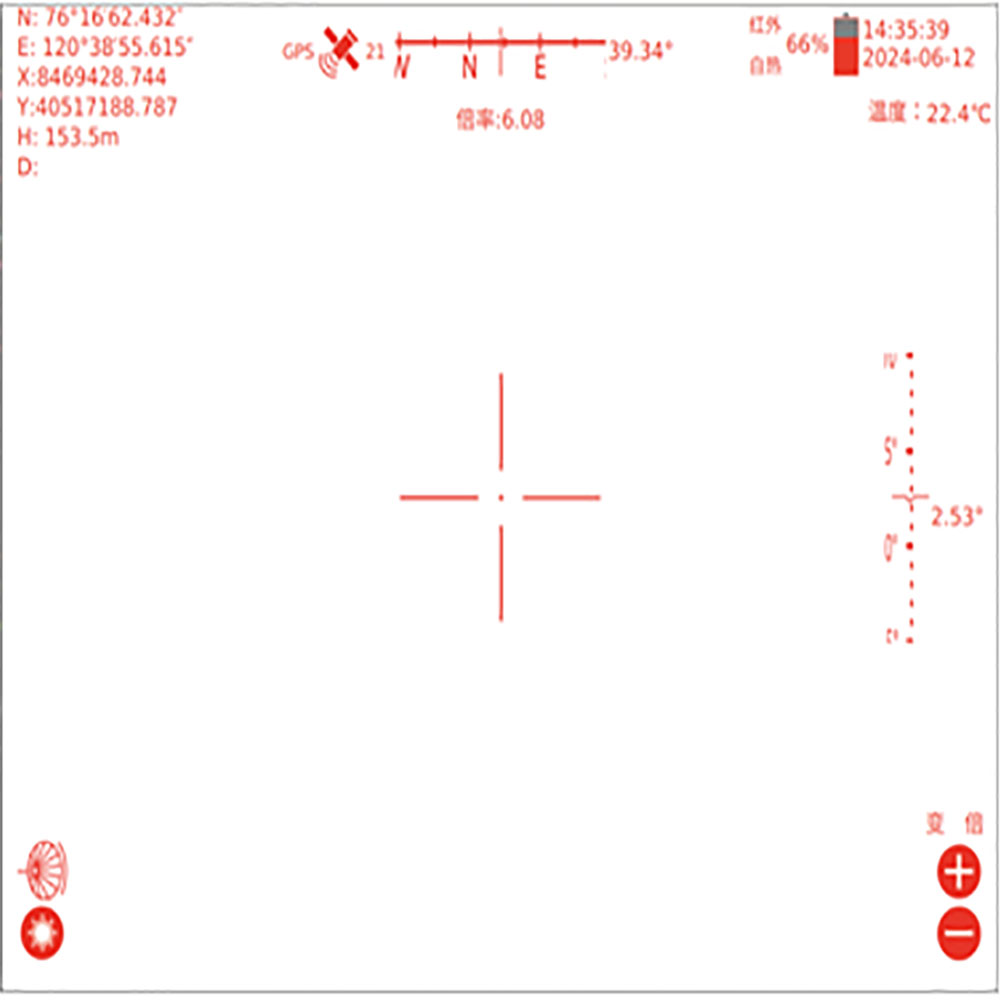 NEWCOM纽科姆MCT-6E多功能制冷手持侦测仪 双筒测距红外热融合侦察夜视仪640X512 - 图片 2